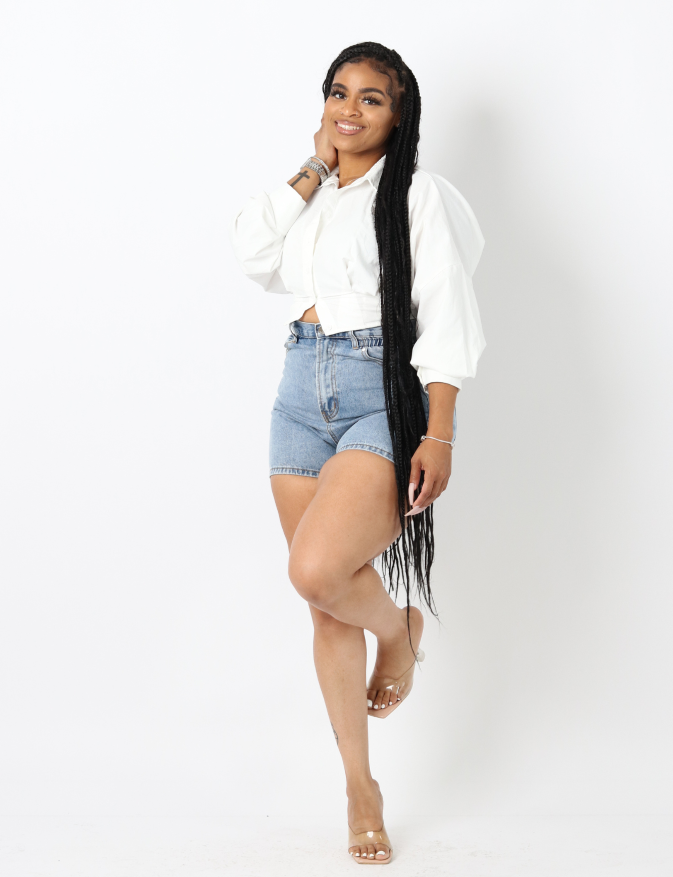 Maila High Waist Shorts