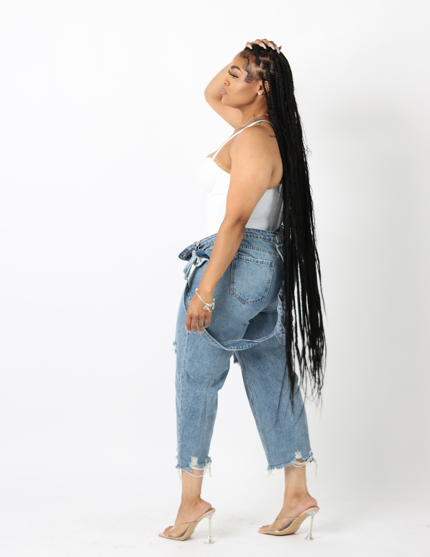 Kylie Suspender Jeans